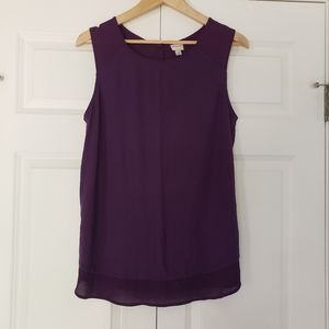 Purple Tank Top Blouse